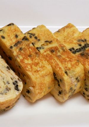 黒ごま入り玉子焼き-レシピのメイン写真
