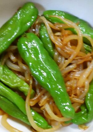 簡単 朝食にも✿ししとう もやしの炒め物-レシピのメイン写真