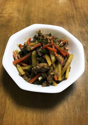 牛肉のカレー炒め-レシピのメイン写真