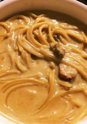 残りカレーのスープスパゲティ-レシピのメイン写真
