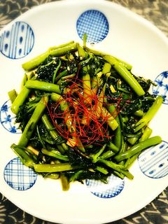 空芯菜のにんにく炒め-レシピのメイン写真