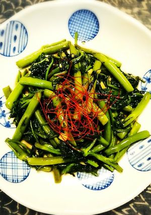 空芯菜のにんにく炒め-レシピのメイン写真