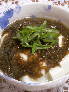 豆腐のもずくかけ-レシピのメイン写真