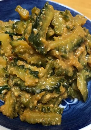白いご飯に合う〜☆ゴーヤのしそ味噌炒め-レシピのメイン写真