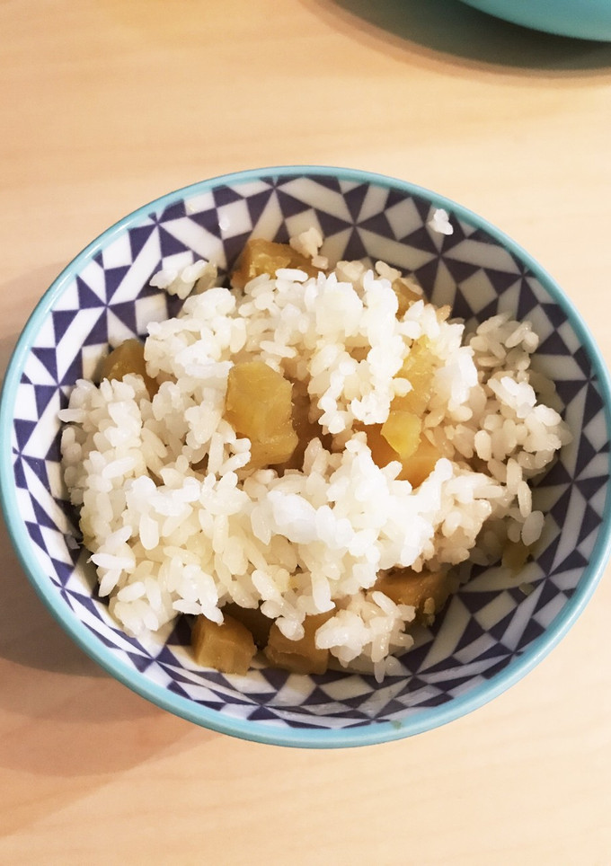 秋の旬！炊飯器で炊くだけ！サツマイモご飯-レシピのメイン写真