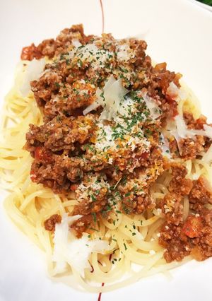 お肉たっぷりミートソース ボロネーゼ風-レシピのメイン写真