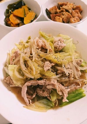 豚肉キャベツもやしの中華風蒸し煮-レシピのメイン写真