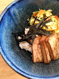 野菜だけの簡単お昼ご飯 - とうふ丼!-レシピのメイン写真