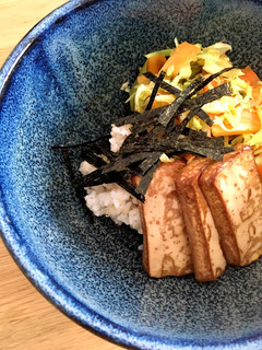 野菜だけの簡単お昼ご飯 - とうふ丼!-レシピのメイン写真