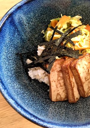 野菜だけの簡単お昼ご飯 - とうふ丼！-レシピのメイン写真