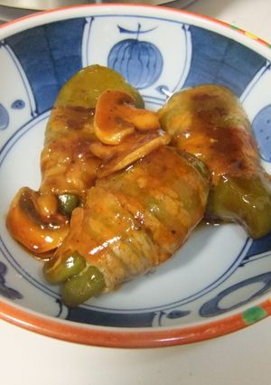 考えないピーマンの肉詰め-レシピのメイン写真