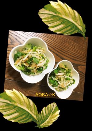 調味料要らずのパクチーサラダ-レシピのメイン写真