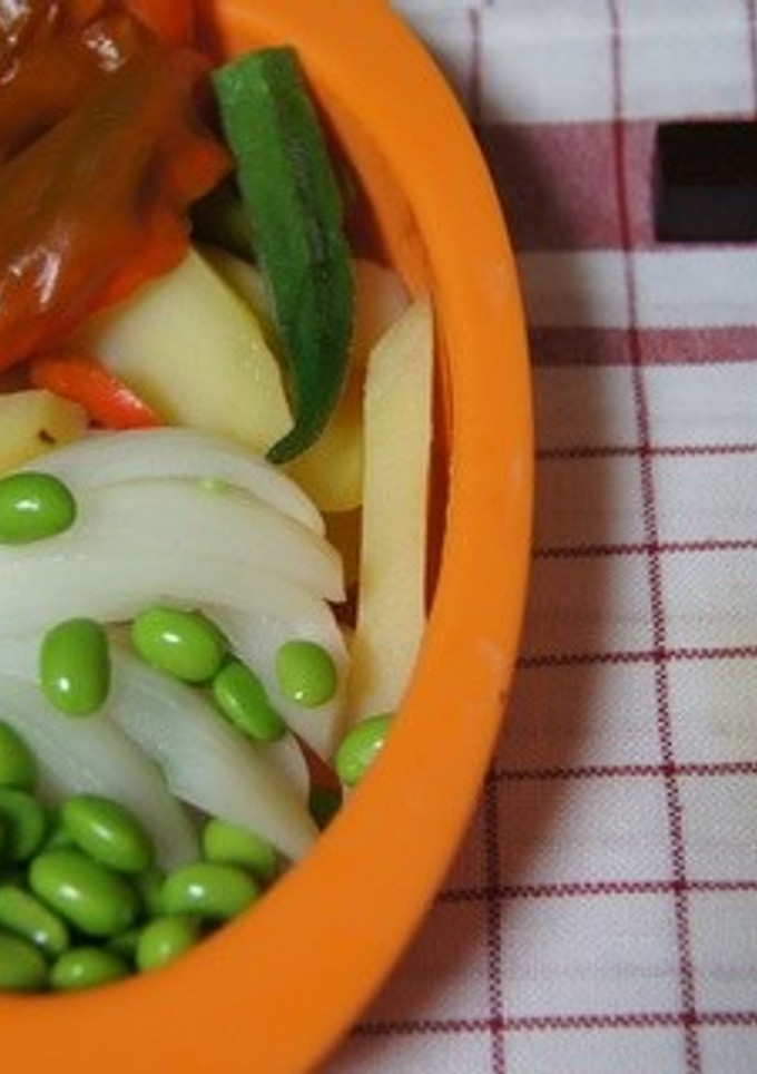 蒸し野菜　往く夏をいただく-レシピのメイン写真