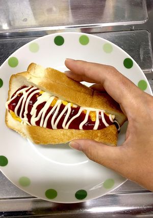 朝食に！簡単☆マヨケチャエッグサンド-レシピのメイン写真