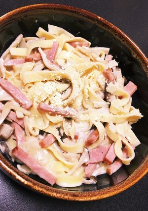 キノコまみれの❤クリームパスタ-レシピのメイン写真
