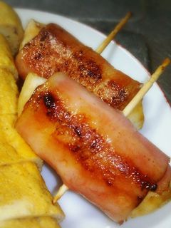 お弁当に簡単♪チーズはんぺんベーコン巻♡-レシピのメイン写真