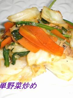 簡単野菜炒め-レシピのメイン写真