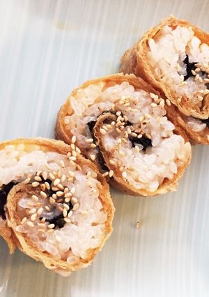 節約、大量生産、くるくるいなり♪-レシピのメイン写真