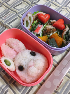 ちょこっとリアルなうさぎさん弁当-レシピのメイン写真