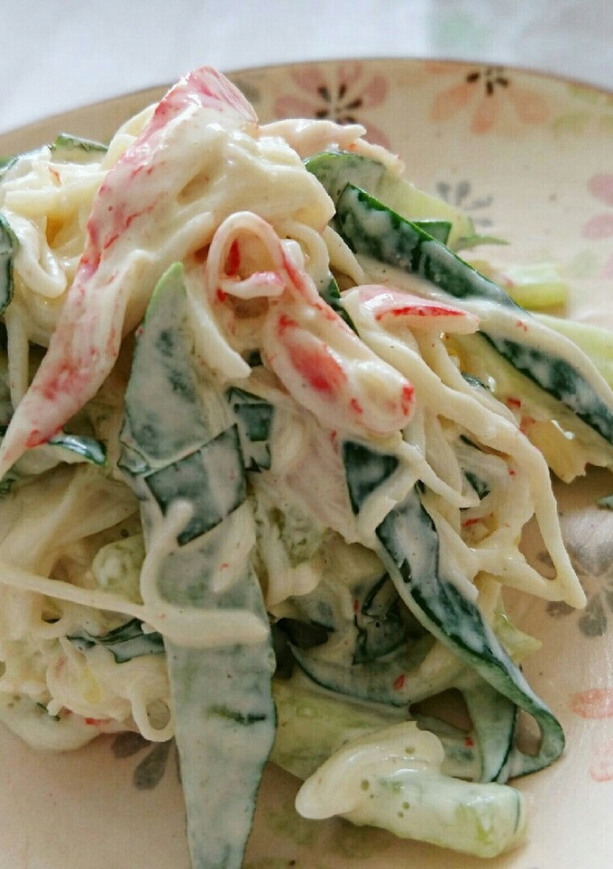 大人の味♪きゅうりとカニカマのマヨ和え-レシピのメイン写真