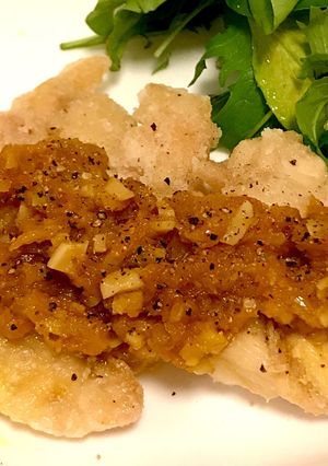 簡単！鳥もも肉♡おろし野菜ソース-レシピのメイン写真