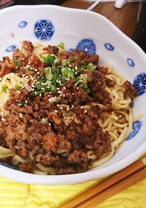 汁なし担々麺-レシピのメイン写真