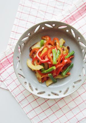 お弁当に！カラフル★パプリカのみそ炒め-レシピのメイン写真