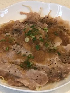 レンチンで、蒸し豚もやしのおろしポン酢!-レシピのメイン写真