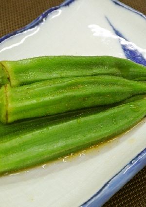 ベジ♪ちょっとスパイシー♪オクラのお浸し-レシピのメイン写真