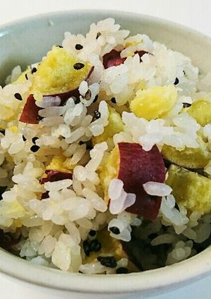 ズボラさんの☆さつまいもごはん-レシピのメイン写真