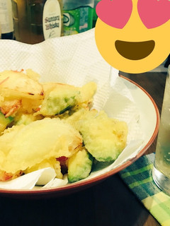 アボカドと玉葱の天ぷら-レシピのメイン写真