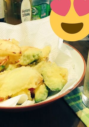 アボカドと玉葱の天ぷら-レシピのメイン写真