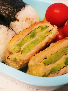 お弁当に◎ストライプなミルフィーユカツ-レシピのメイン写真