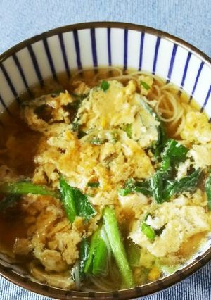 簡単⭐️あったか❗️ニラ玉にゅうめん❗️-レシピのメイン写真