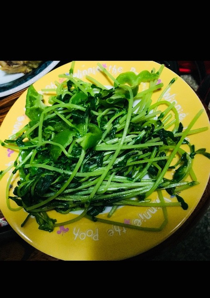 簡単！栄養たっぷり！豆苗の中華風炒め-レシピのメイン写真