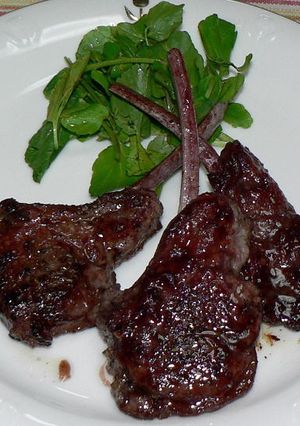 骨付きラム肉のソテー、ローズマリー風味-レシピのメイン写真