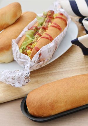 ホットドッグパン-レシピのメイン写真