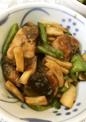 ブリとエリンギの甘辛オイスター炒め-レシピのメイン写真