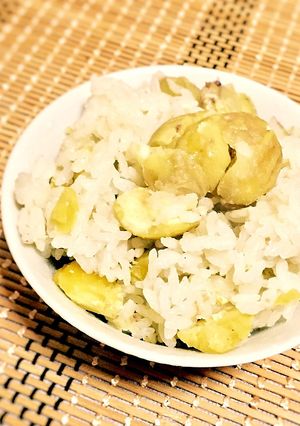 簡単!秋の楽しみ栗ごはん-レシピのメイン写真