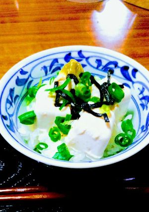 冷奴で簡単♪癒しの豆腐ご飯-レシピのメイン写真