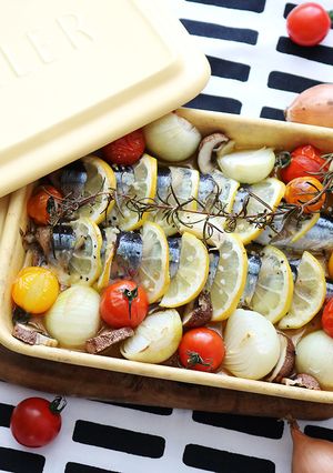 グリラーで　秋刀魚のレモンハーブ焼き-レシピのメイン写真