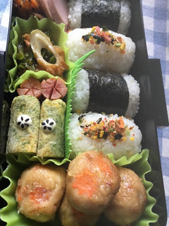 お弁当☆かぼちゃ入り鶏団子-レシピのメイン写真