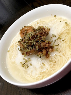 あっさり納豆大根梅素麺!!-レシピのメイン写真
