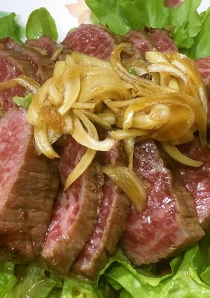 かんたん!牛肉のたたき-レシピのメイン写真