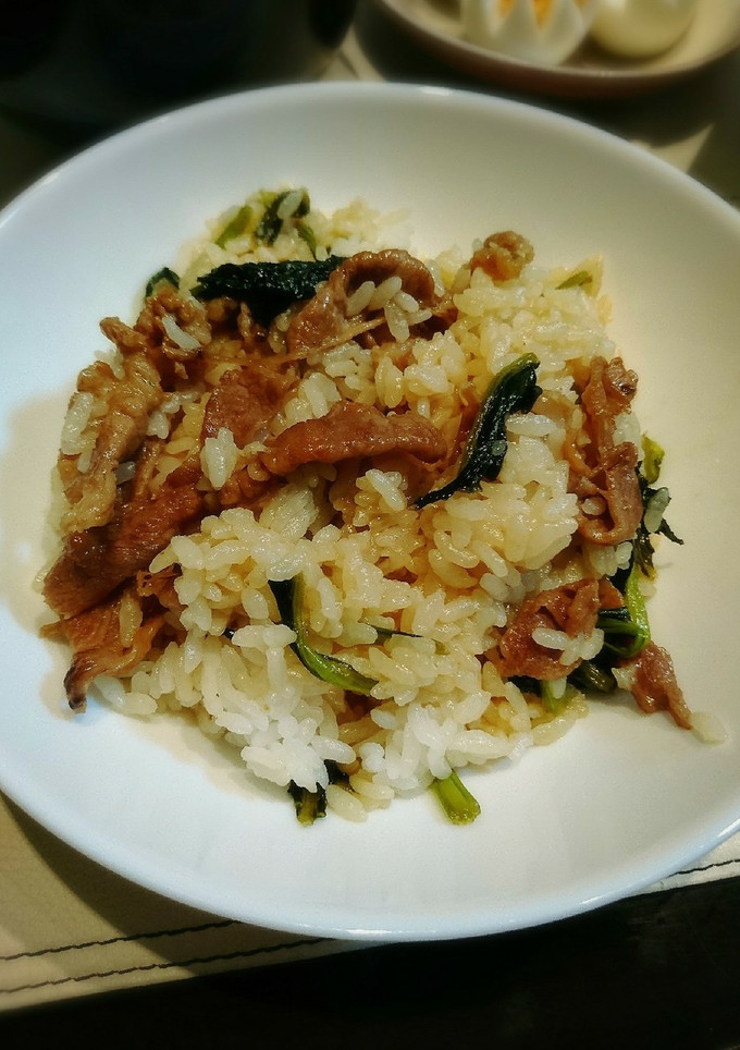 豚肉と小松菜の混ぜごはん♪-レシピのメイン写真