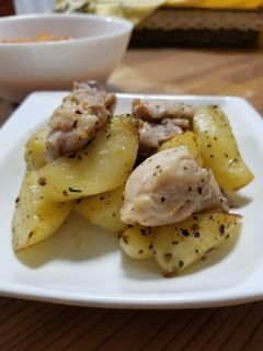 鶏肉とポテトのバジル炒め-レシピのメイン写真