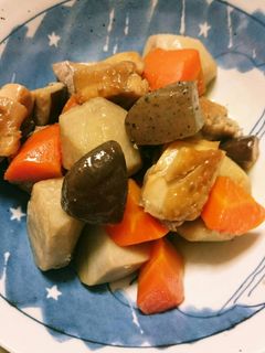 鶏肉柔らか!里芋のこっくり炒め煮☆-レシピのメイン写真