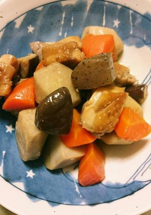 鶏肉柔らか!里芋のこっくり炒め煮☆-レシピのメイン写真