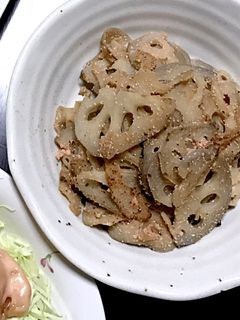 簡単♪れんこんタラコ炒め-レシピのメイン写真