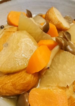 ほっこり和食！大根と人参の煮物-レシピのメイン写真